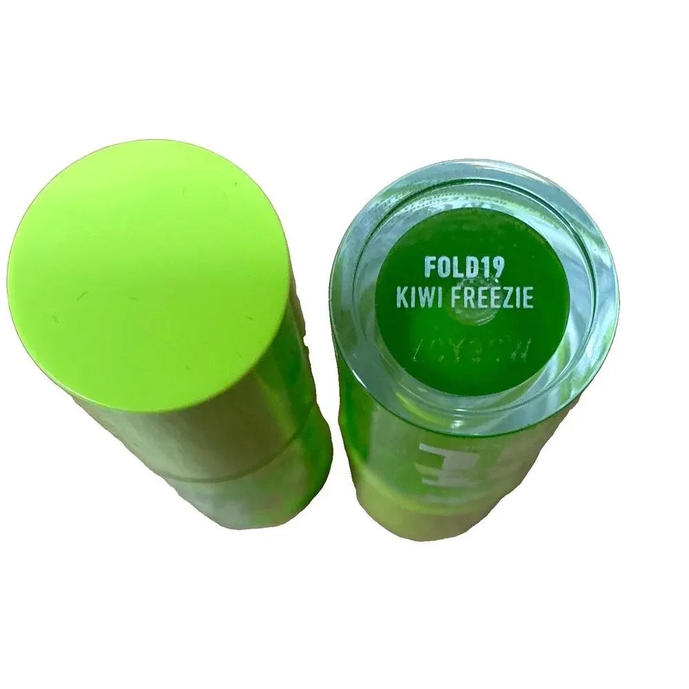 2 Pack- NYX Fat Oil Chillz Cooling Lip Oil Shine Green Kiwi Freezie 0.16 fl oz